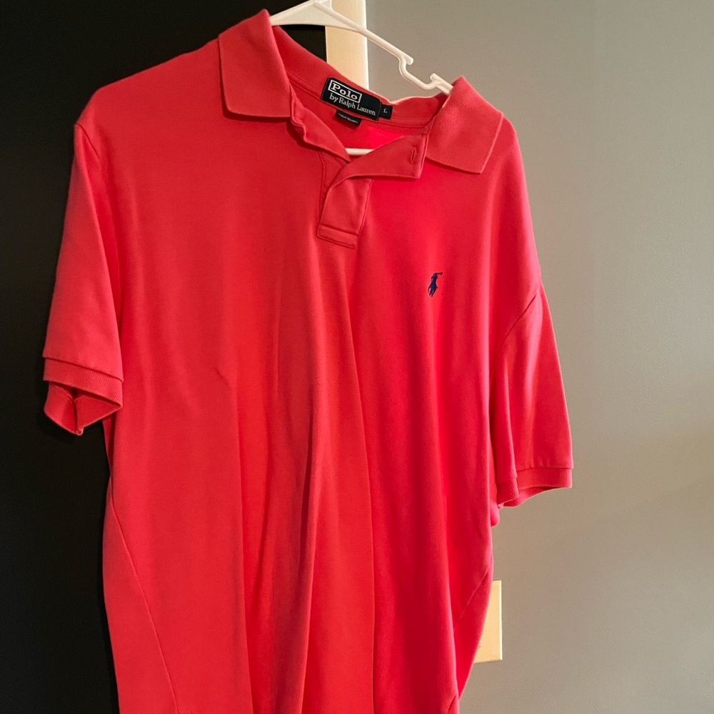 Polo Ralph Laurel. Polo. Size L. Red.